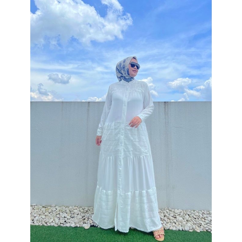 Namira Dress Vol 2 White by Balqis by Fitri