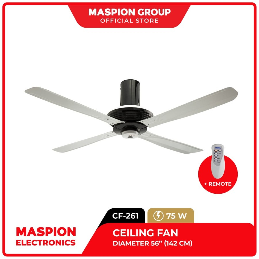 KIPAS ANGIN PLAFON MASPION CF 261 CEILING FAN 56 INCH PLUS REMOTE