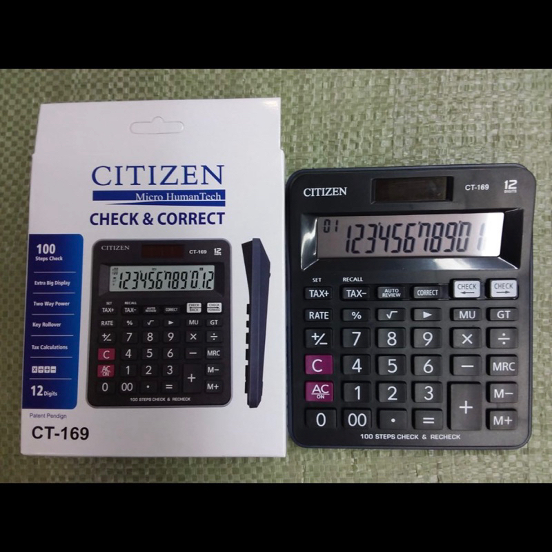 

KALKULATOR CITIZEN 169 ( 12 DIGIT )