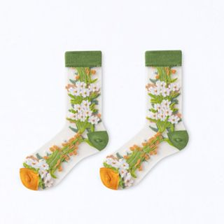 Women's  Fashion Spring Design Socks 8017