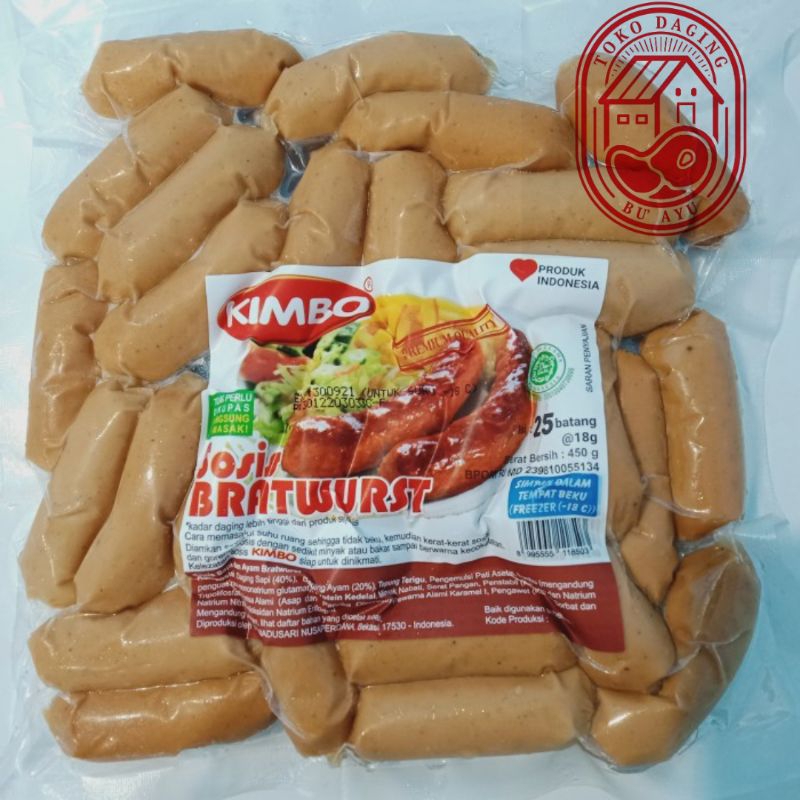 

Kimbo Sosis Sapi Bratwurst Cocktail 450 gram