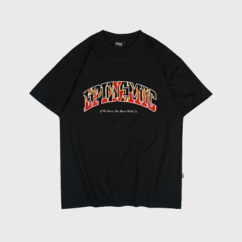 Kaos EPIDEMIC Tshirt Black Man ( Baju Pria & Wanita )