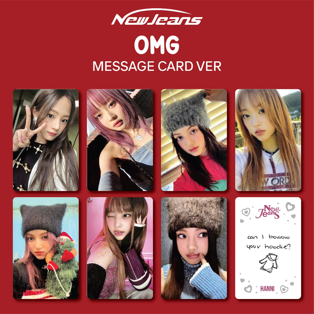 [REPLIKA] NEWJEANS - OMG MESSAGE CARD VER