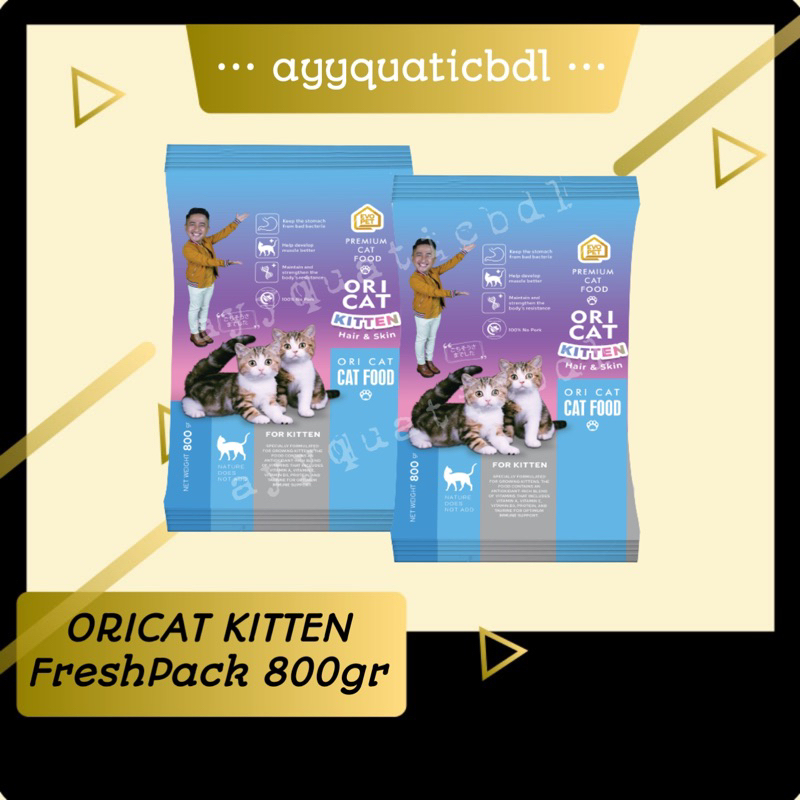 800 Gram | ORICAT KITTEN MAKANAN ANAK KUCING