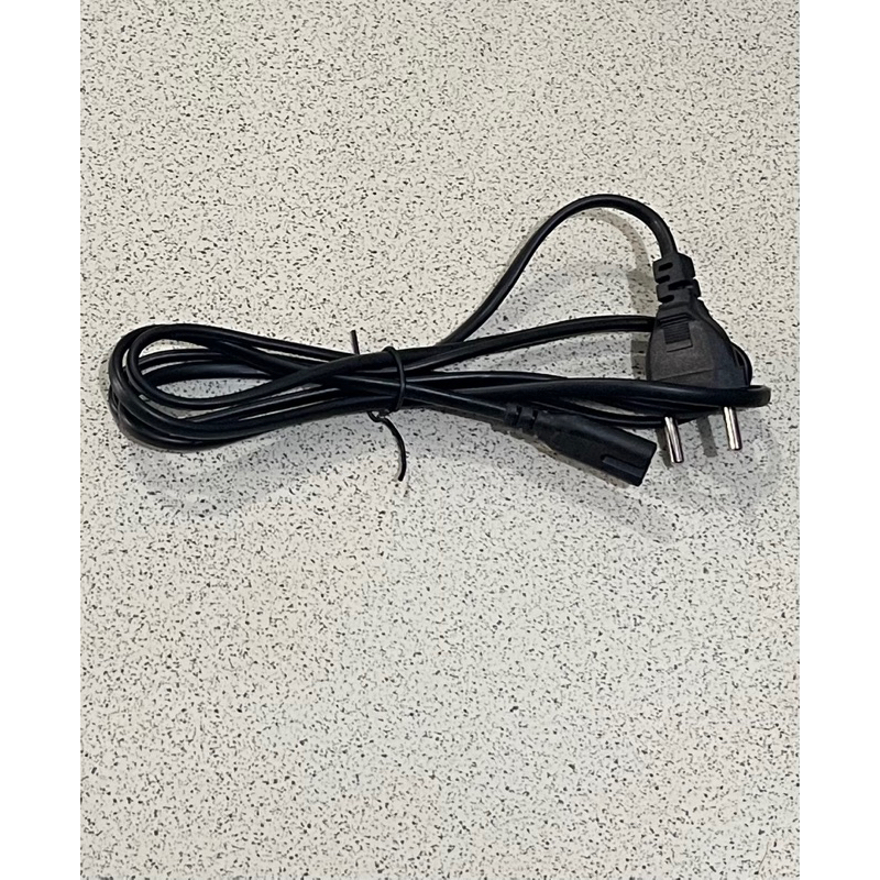 kabel power hitam/kabel radio kabel charger angka 8 1.6 meter