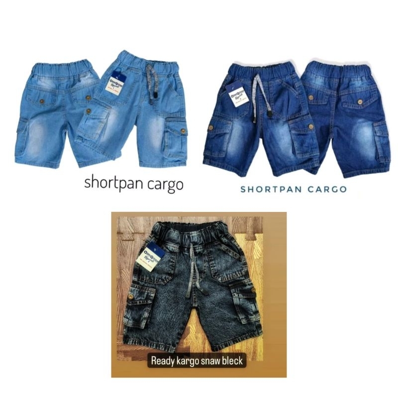 Jeans Anak Pendek Cargo 468 (1-5 Thn)