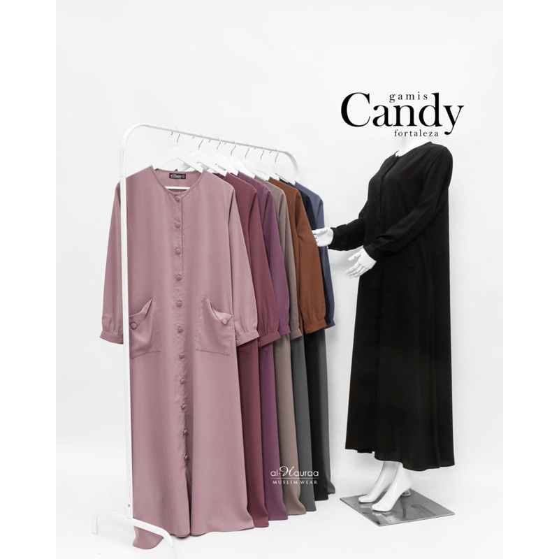 Gamis Set candy Al Hauraa - Gamis Candy by Al Hauraa - Gamis Candy Al Hauraa - Gamis Polos Al Hauraa
