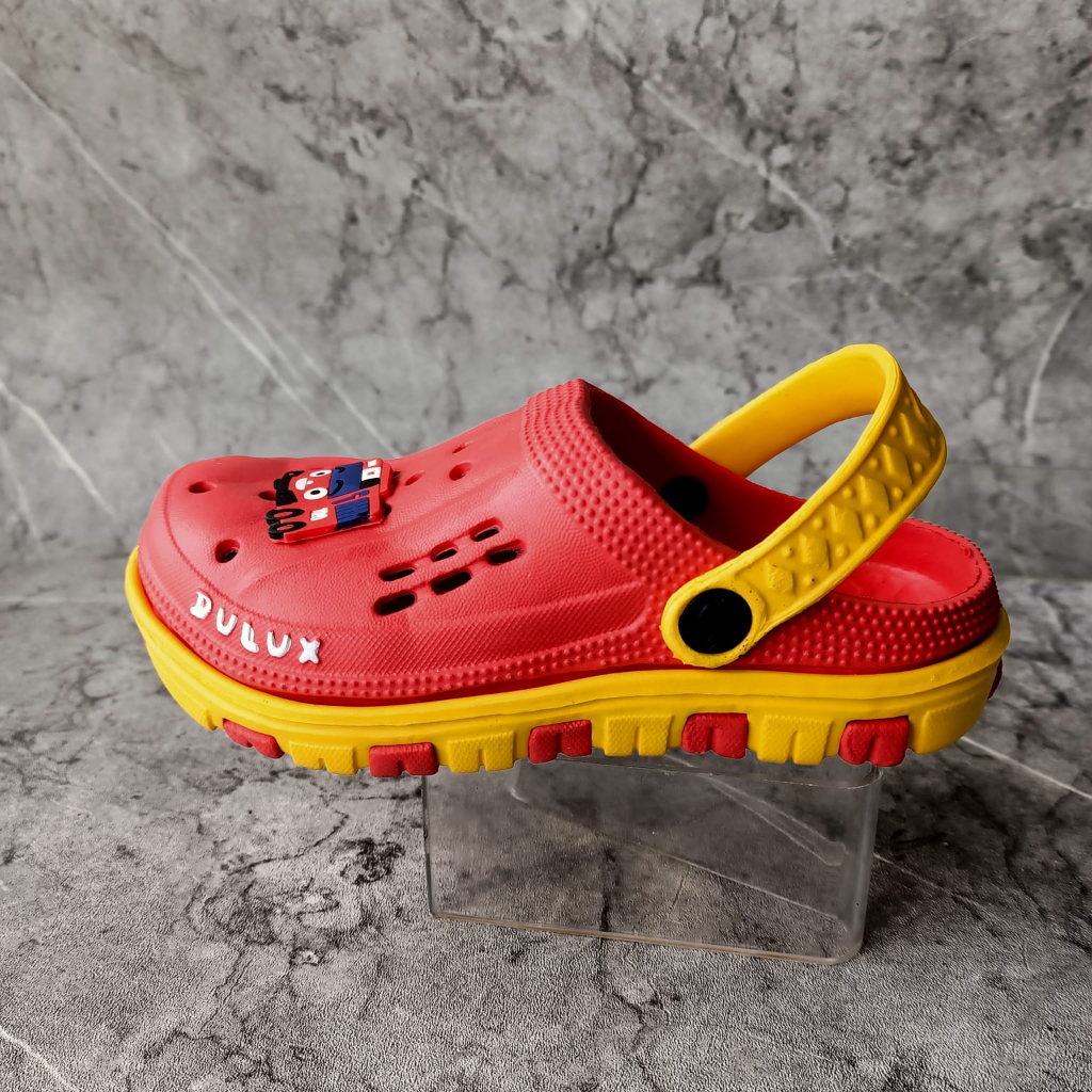 sogo DULUX 202ED Sandal Baim Anak laki-laki Bergambar karakter Lucu Sandal Anak Selop Tali belakang Motif Tayo