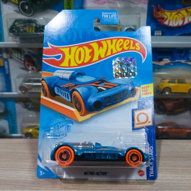 HOT WHEELS RETRO ACTIVE BLUE - FS 2021 - BALAP