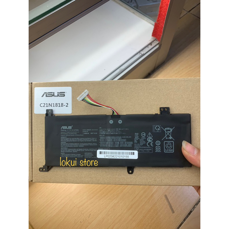 Baterai Asus VivoBook A412 A412D A412F A409-X409 B21N1818-2 C21N1818 Original