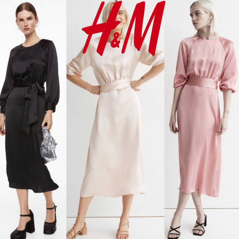 Dress HM SLIK MEWAH Sisa Export