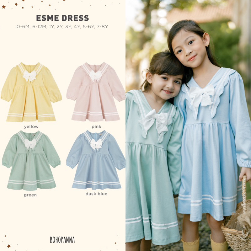 Bohopanna ESME Dress 1-10thn / Dress Anak