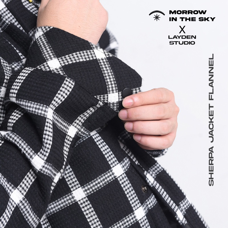 Jaket Sherpa Flannel -  Morrowsky X Laydenstudio