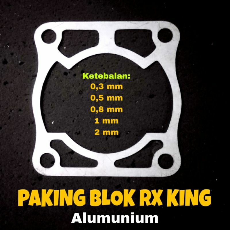 Paking Blok RX KING Almunium / Packing Perpak Gasket Blok Yamaha RX KING