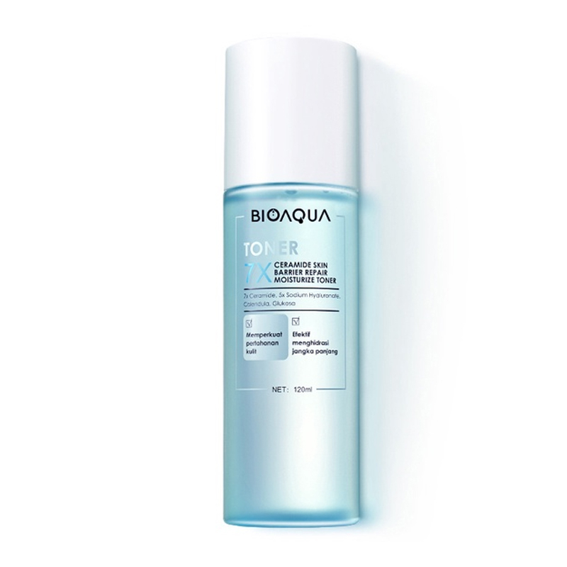 Bio Aqua Bioaqua 7x Ceramide Skin Barrier Repair Moisturize Cream 50gr / Lotion 30ml / Toner 120ml / Facial Cleanser 100ml