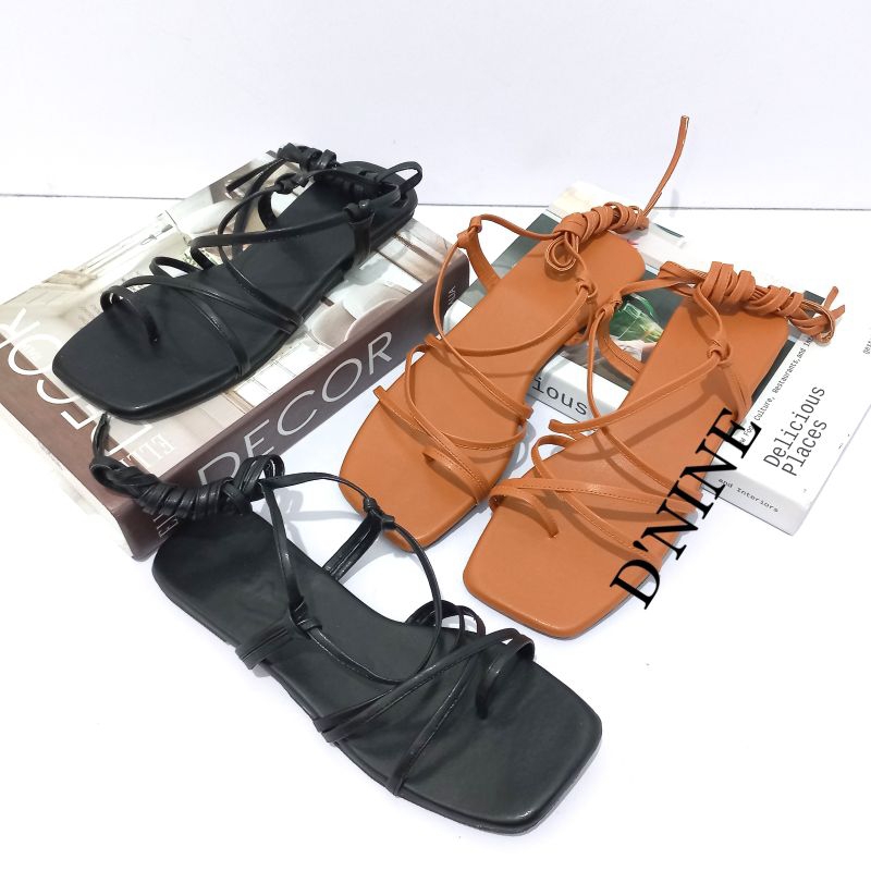 Joana Iw 11 Sandal wanita sandal flat gladiator