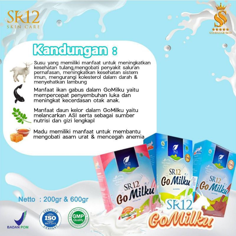 

GOMILKU SUSU KAMBING ETAWA SR12 PREMIUM.