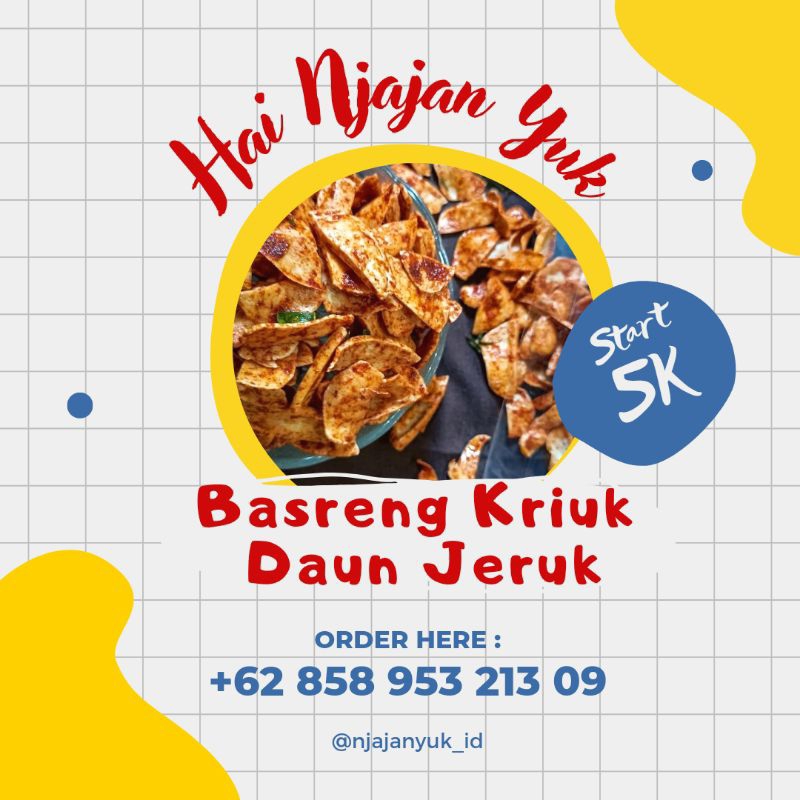 

FLASH SALE || Basreng Kriuk Daun Jeruk || 75gr