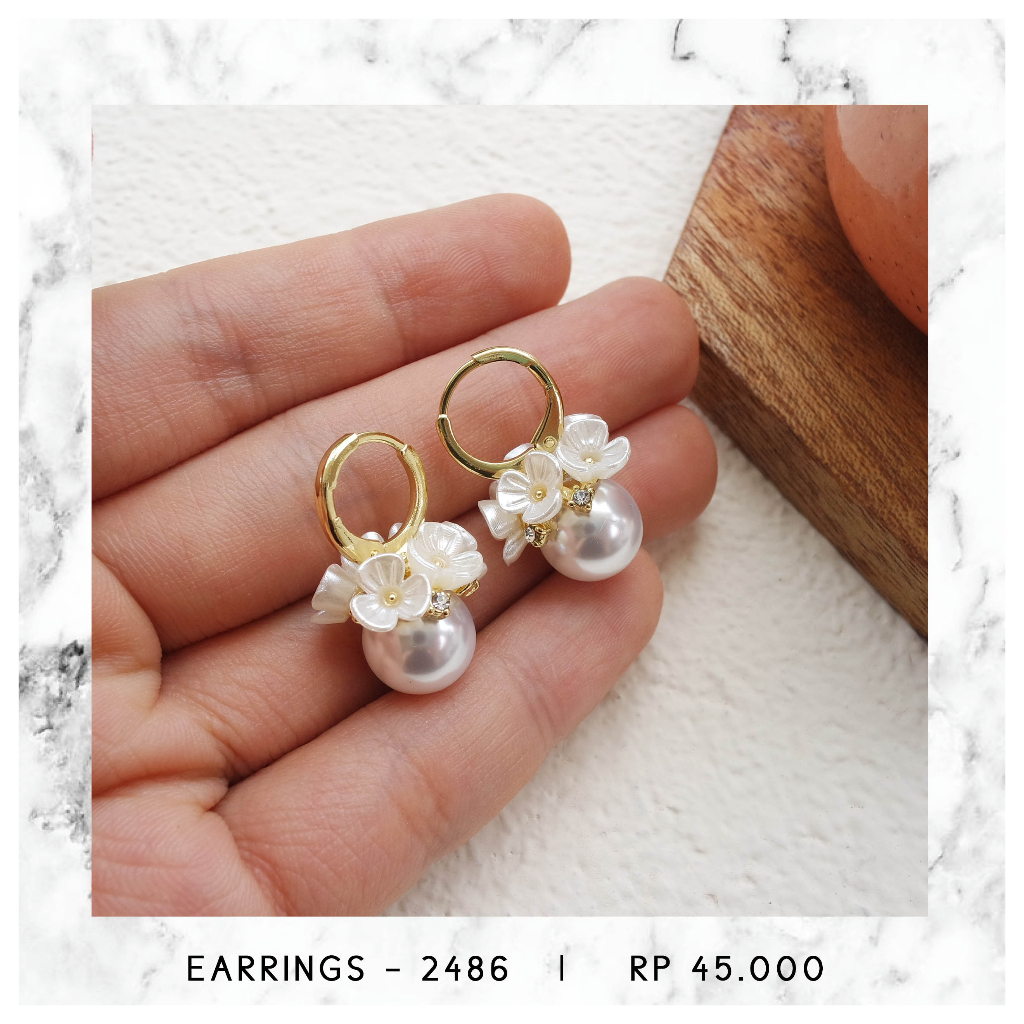 ANTING BUNGA MUTIARA - 2486