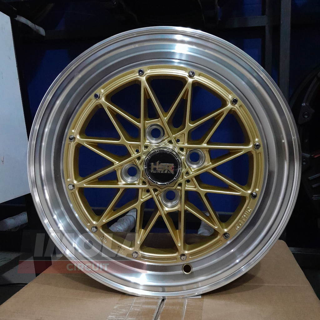 velg celong ring 14 lubang 4x100 buat mobil brio agya ayla sigra calya jazz r14 gold polis pelek r14