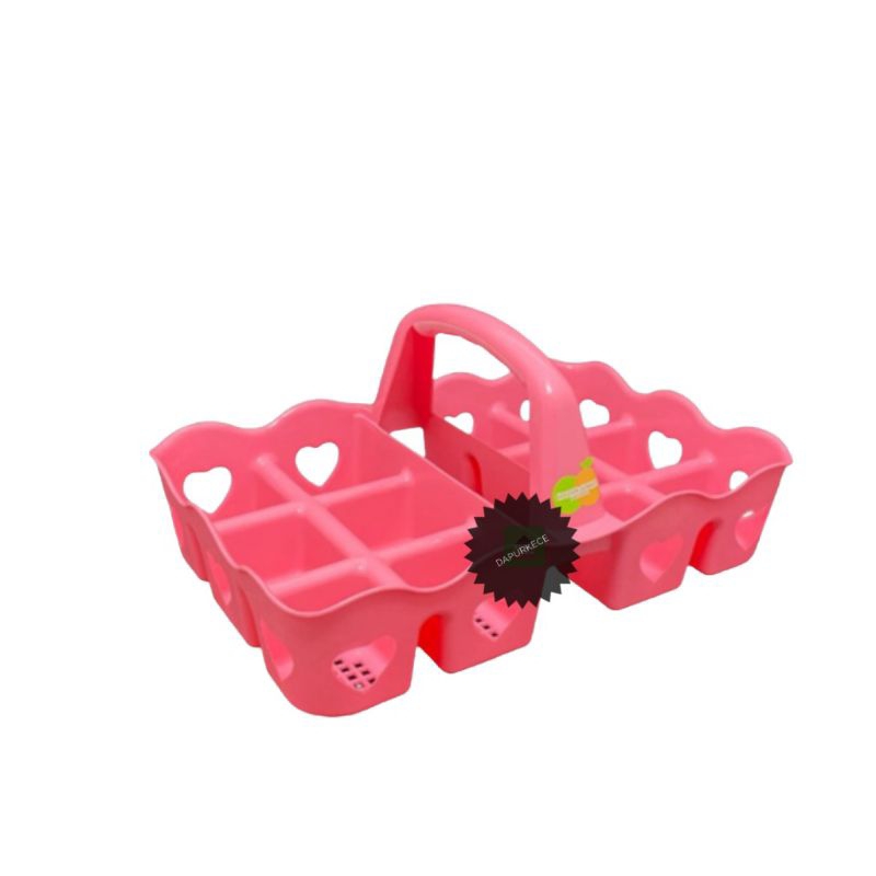 rak aqua 12 lubang pink golden lemon ran 9012 pink