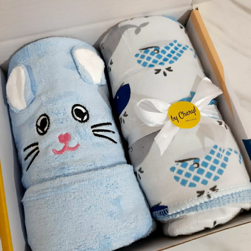 Hampers Baby Gift Set / Handuk bayi dan Selimut Bayi