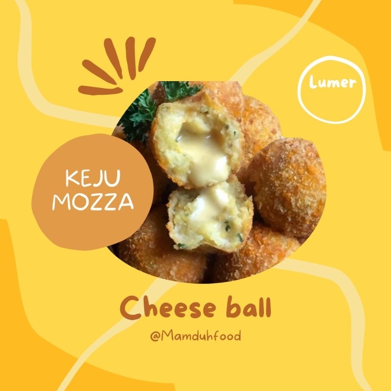 

CHEESE BALL/BOLA KEJU SUPER LUMER KEMASAN FROZEN FOOD