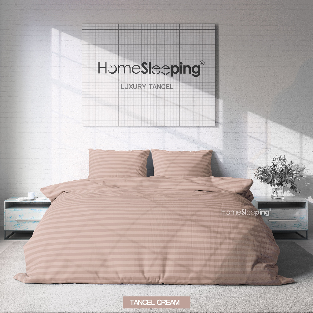 Homesleeping Sprei king set 160x200 B2 20/30/40 cm tencel/TC minimalis