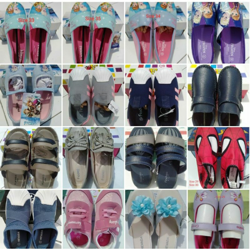Sepatu anak cewek / sepatu anak frozen