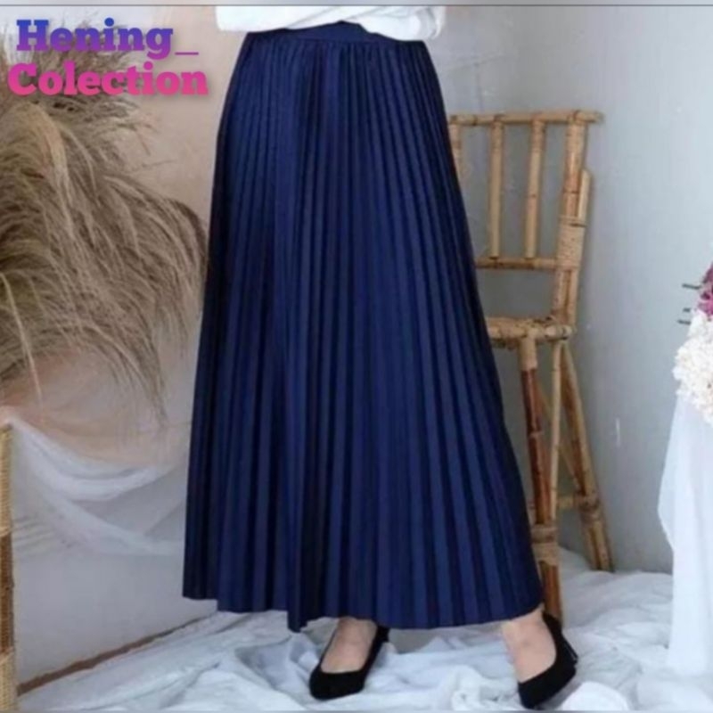 Rok Plisket Wanita Dewasa Rok Plisket Besar Rok Plisket Premium Rok Plisket Tebal