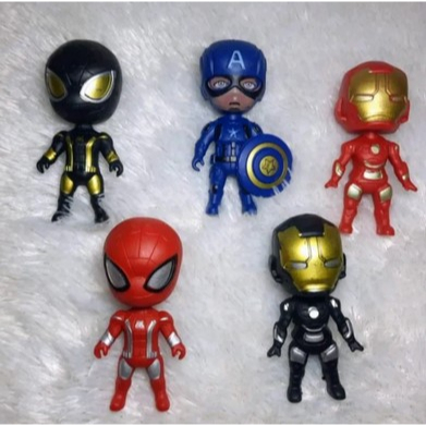 Mainan figure power rangers / Ultraman isi 5pcs murah