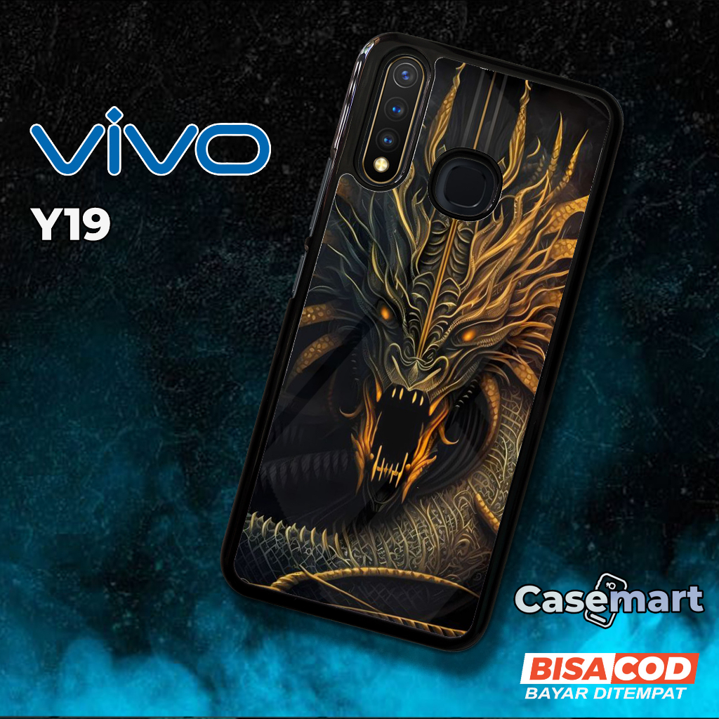 Case Vivo Y19 [DRGN] Casing Hp Vivo Y19 CASEMART Case Hp VIVO Custom Case Foto Kesing Hp Keren Silik