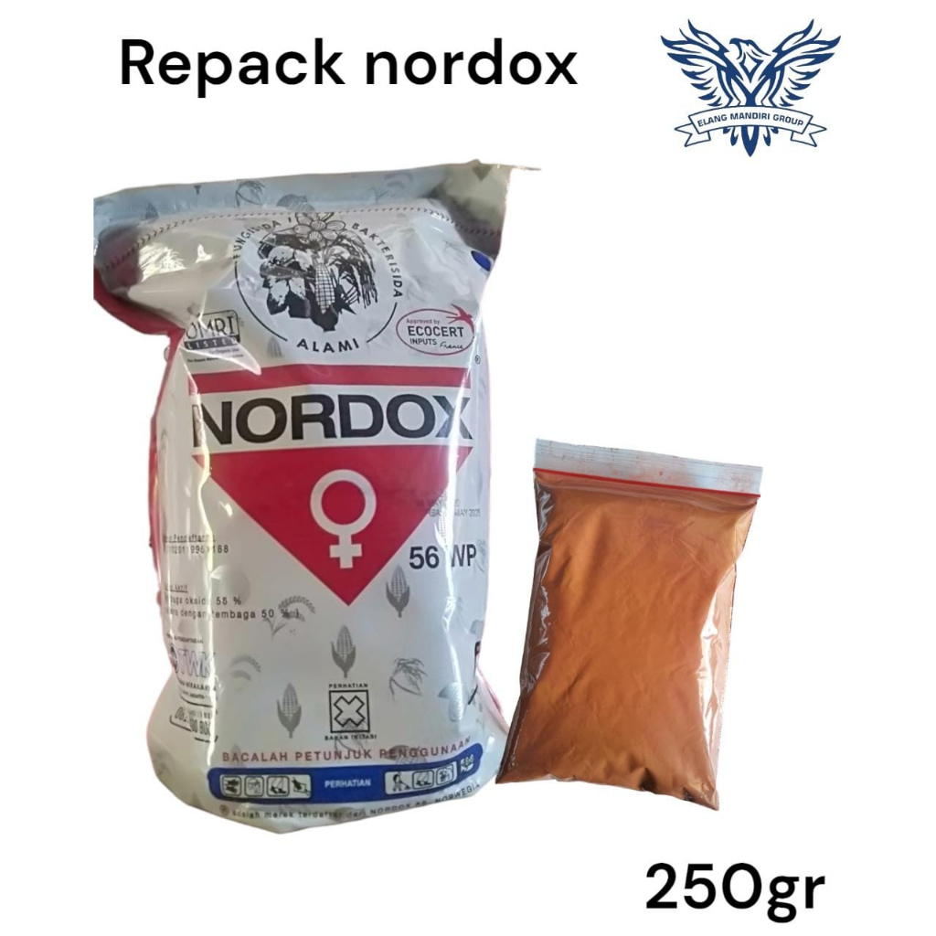 Repack 250gr NORDOX 56 WP FUNGISIDA BAKTERISIDA Untuk Segala Jenis Tanaman