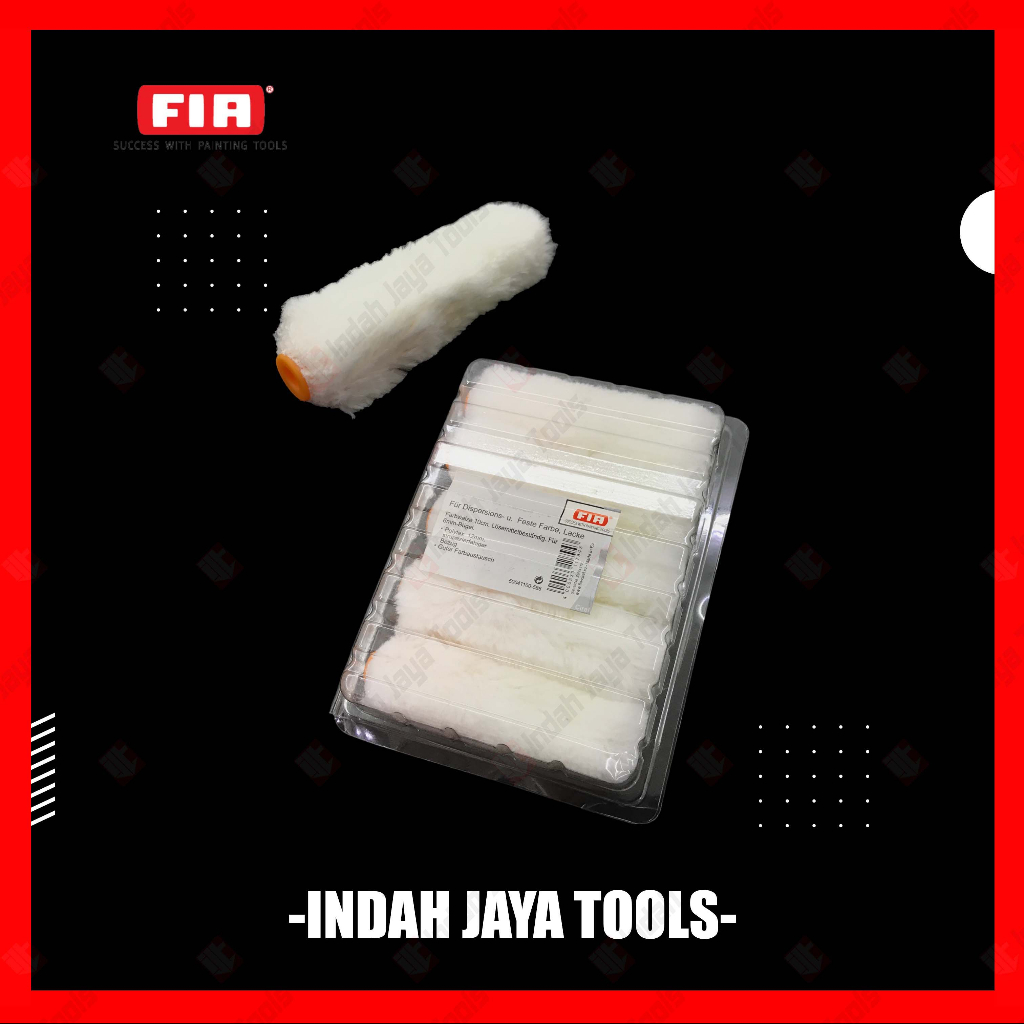 FIA Bulu Kuas Roll Kapal Refill 4 inch - Isi Ulang