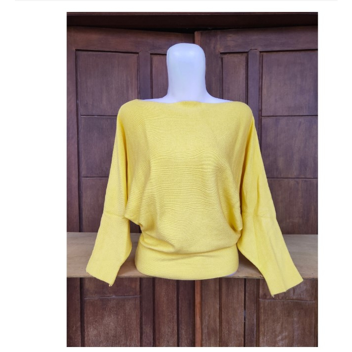 Atasan Rajut Batwing Import Premium Adem Halus fit Jumbo