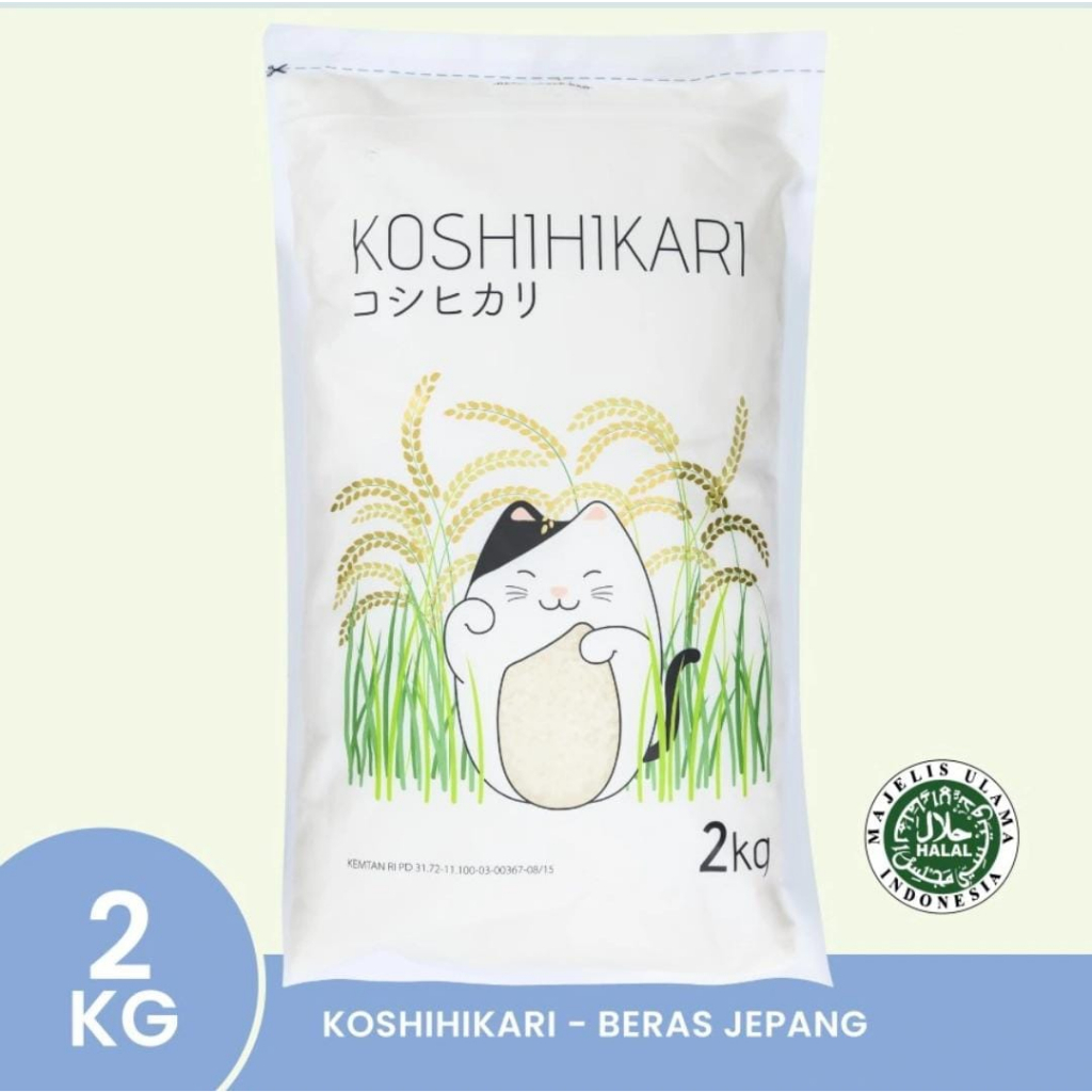 

Beras Jepang Koshihikari 2kg/5kg Berkualitas Organik