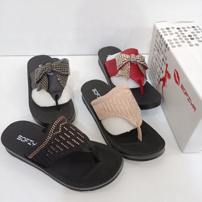 Sandal Sofiya Jepit Haq Rendah 3cm tipe 2211-40 | Sofiya 2211-38