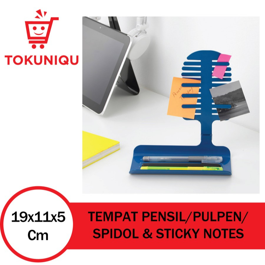 

Memo Sticky Note Post it + Pen Holder Tempat Memo Pulpen Pensil Spidol