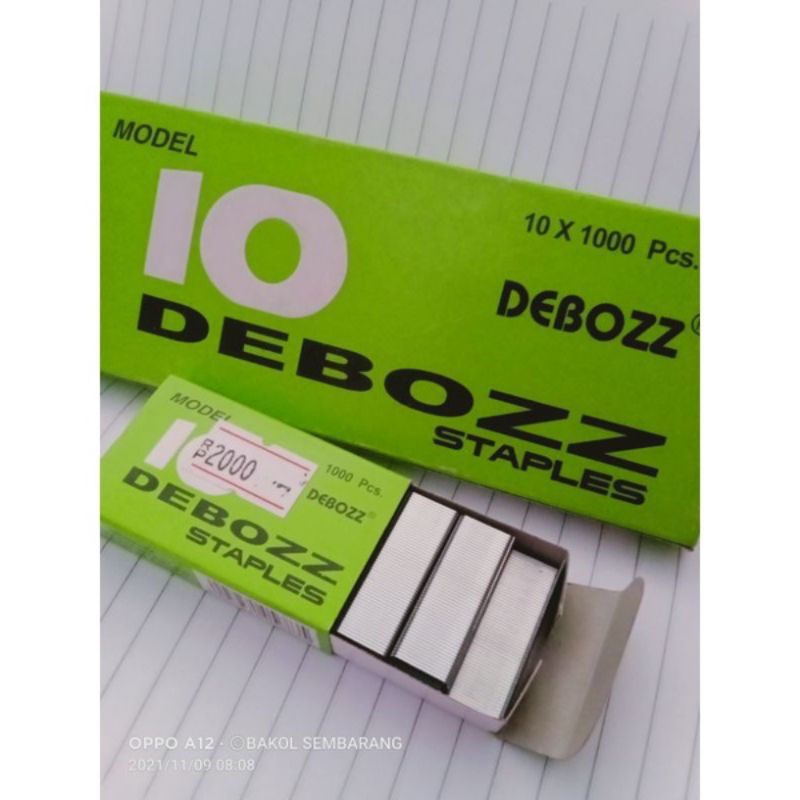 

Isi Staples DEBOZZ, Isi Stapless kecil (SATUAN)