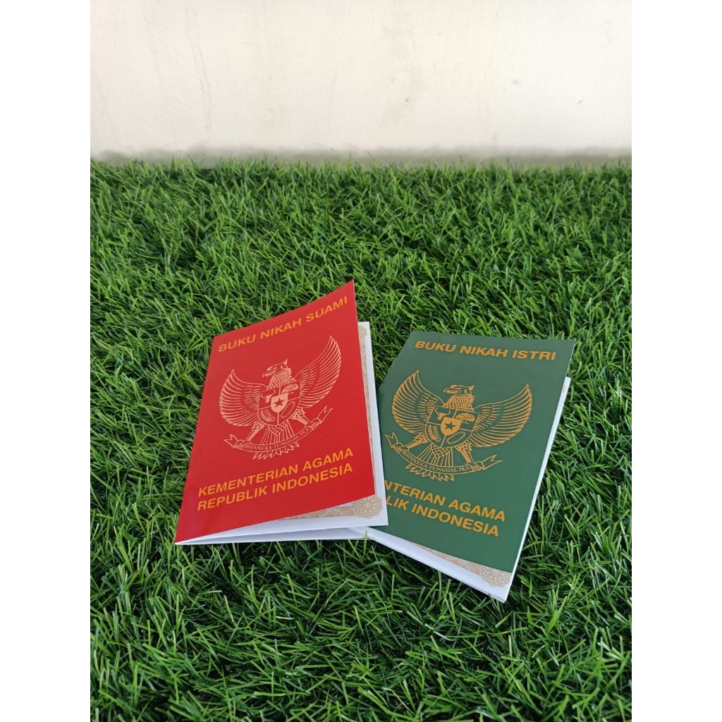 Replika Buku Nikah Seperti Asli / Replika Buku Nikah Dengan Isian Berlembar-lembar / Replika Buku Ni