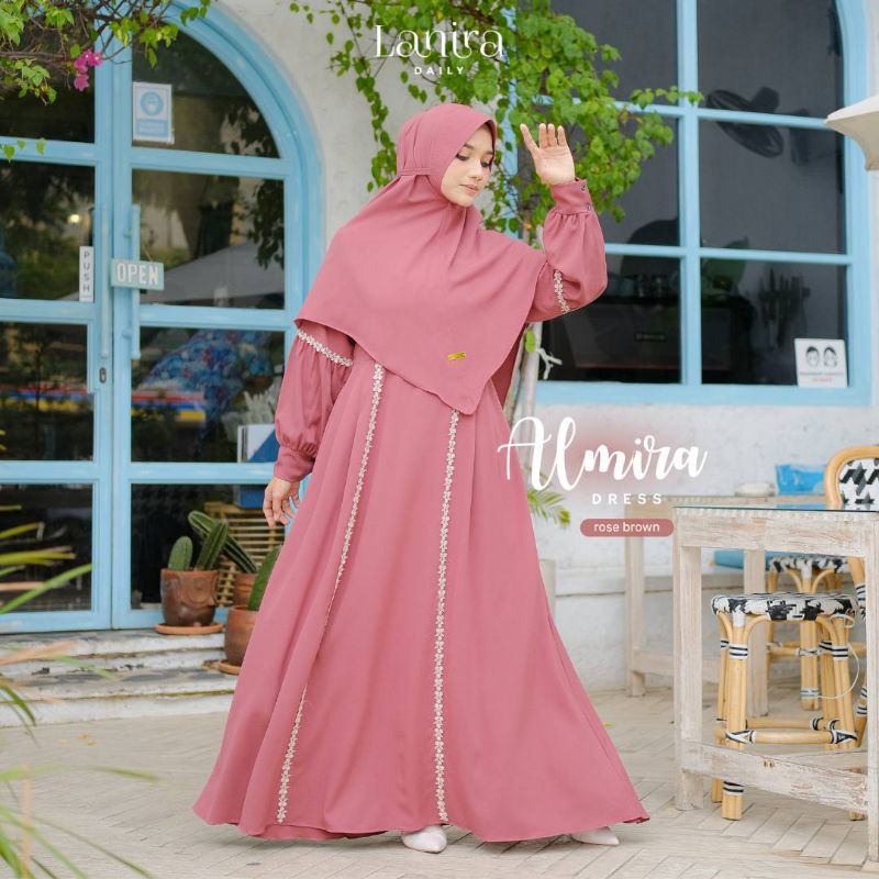 GAMIS SET HIJAB ALMIRA BY LANIRA XL