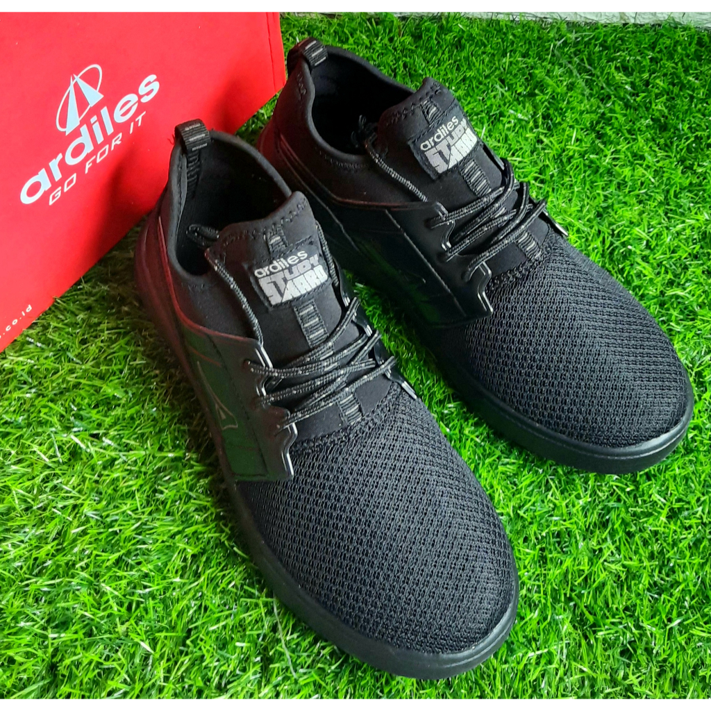 Sepatu Sekolah Anak laki laki ARDILES MALIQ HITAM FULL
