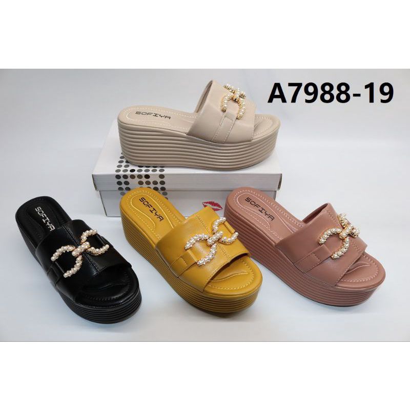 SANDAL WEDGES WANITA | SOFIYA 7988-8 7988-19