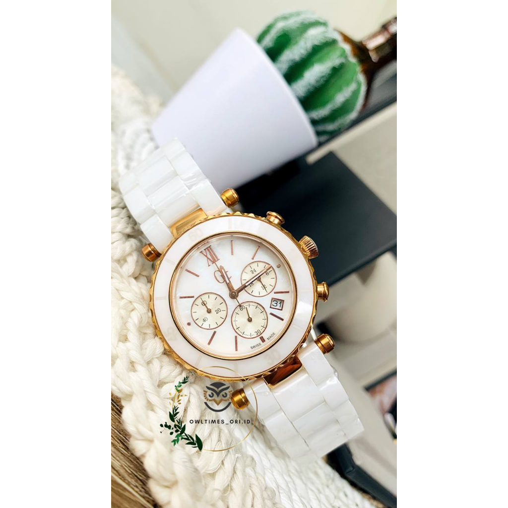 [ORIGINAL 100%] JAM TANGAN ORIGINAL GC CERAMIC FOR LADIES