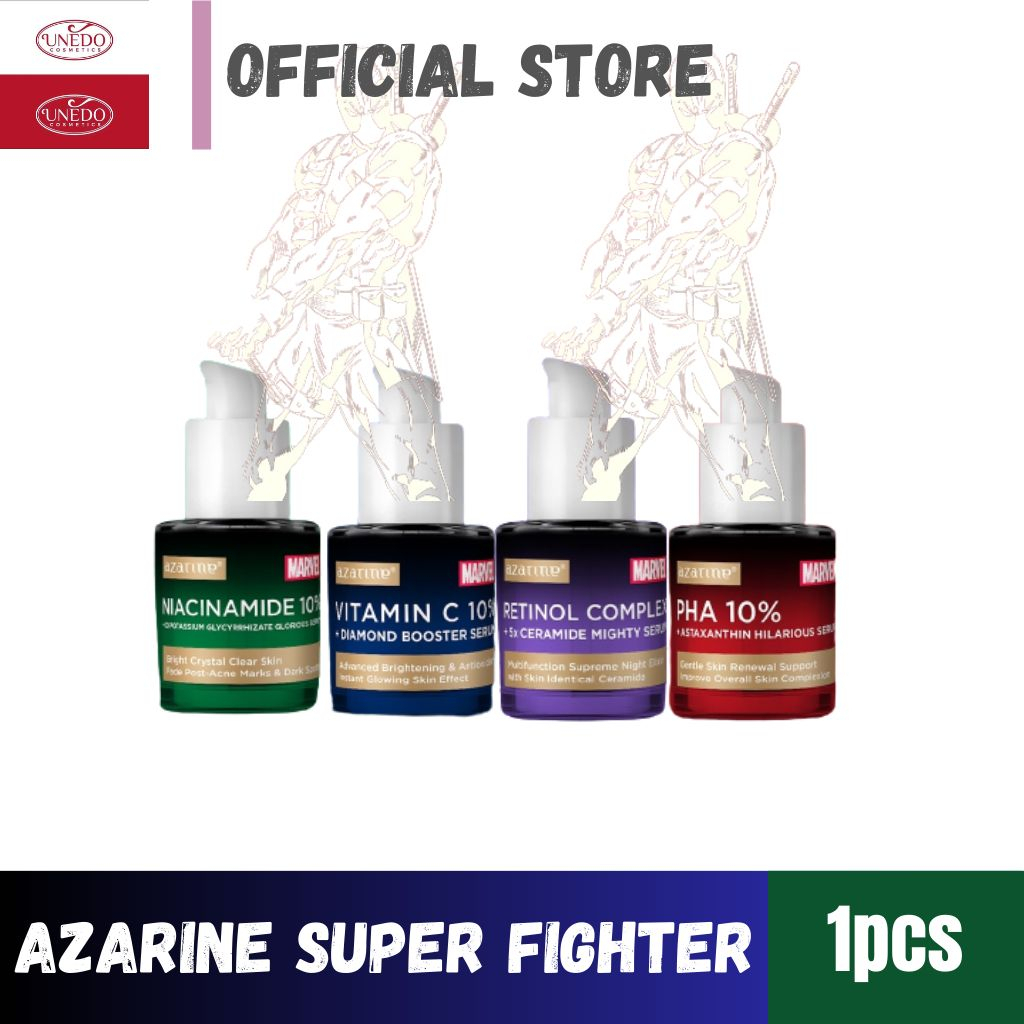 Azarine Marvel Super Fighters Serum Mencerahkan Wajah