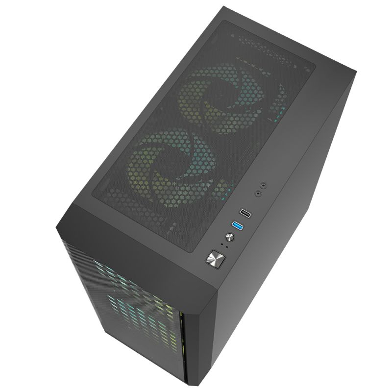 DARKFLASH DK360 ATX PC Casing DK 360 Black Gaming Case