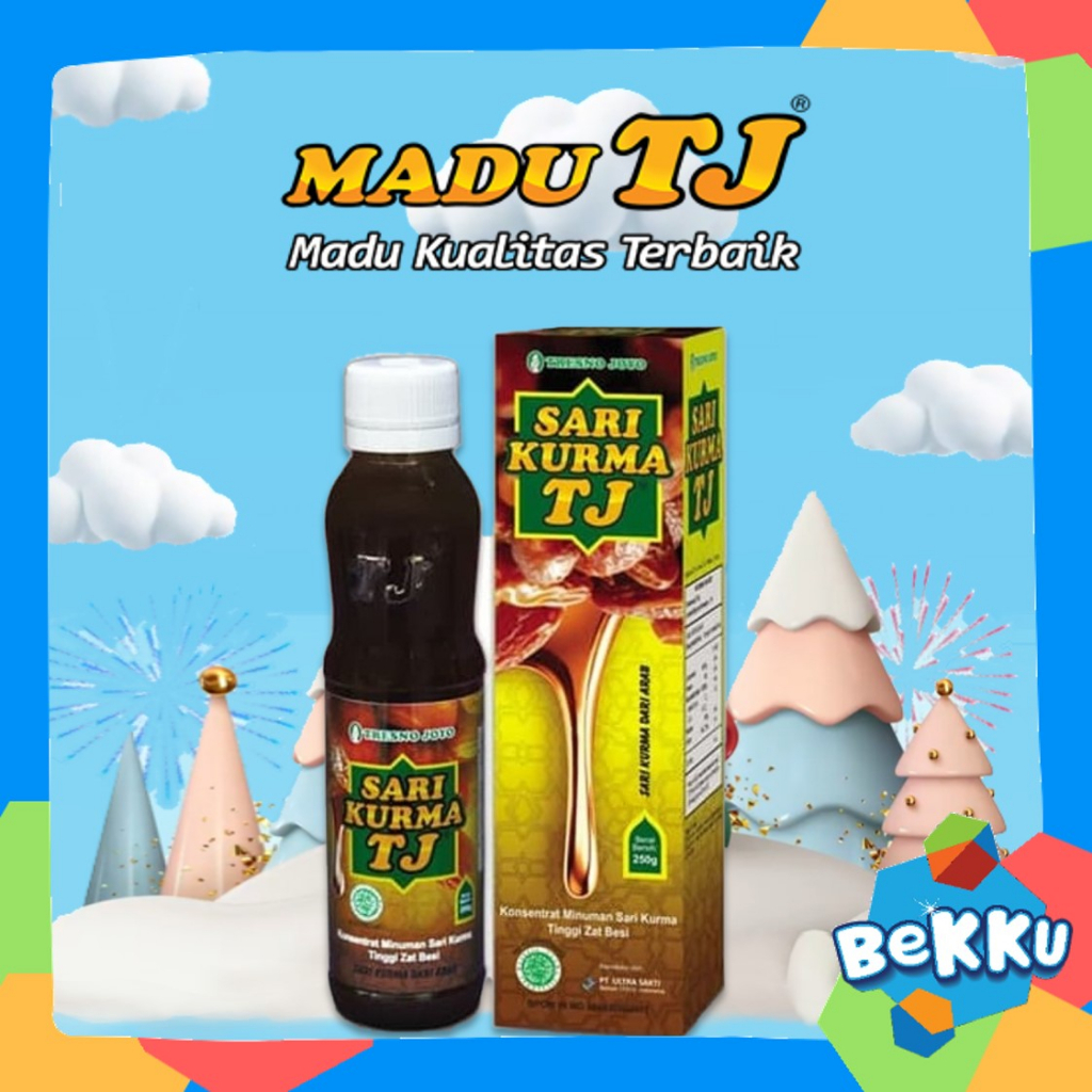 

Sari Kurma TJ 250gr / Kurma Arab Stamina tubuh dan mempercepat proses penyembuhan / Madu TJ / Bekku