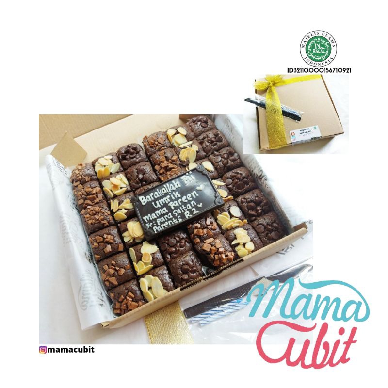 

Brownies panggang/ brownies bakar/ hampers/ kueultah/ birthday cake/ hampers kue