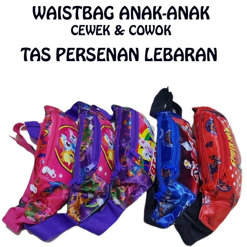 Tas Selempang atau waistbag anak anak Tas Selempang anak Bumbag