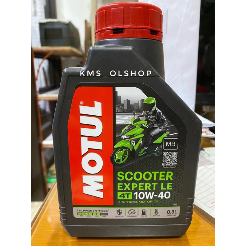 Oli Motul Matic 0.8 liter Scooter 4T LE SAE 10W30 dan 10W40 Pelumas mesin motor matic 800ml